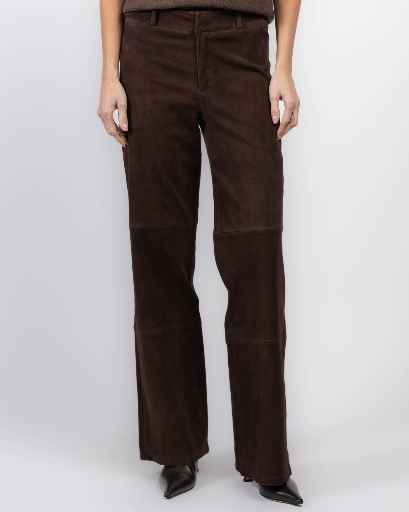 Marina Stretch Suede Pants
