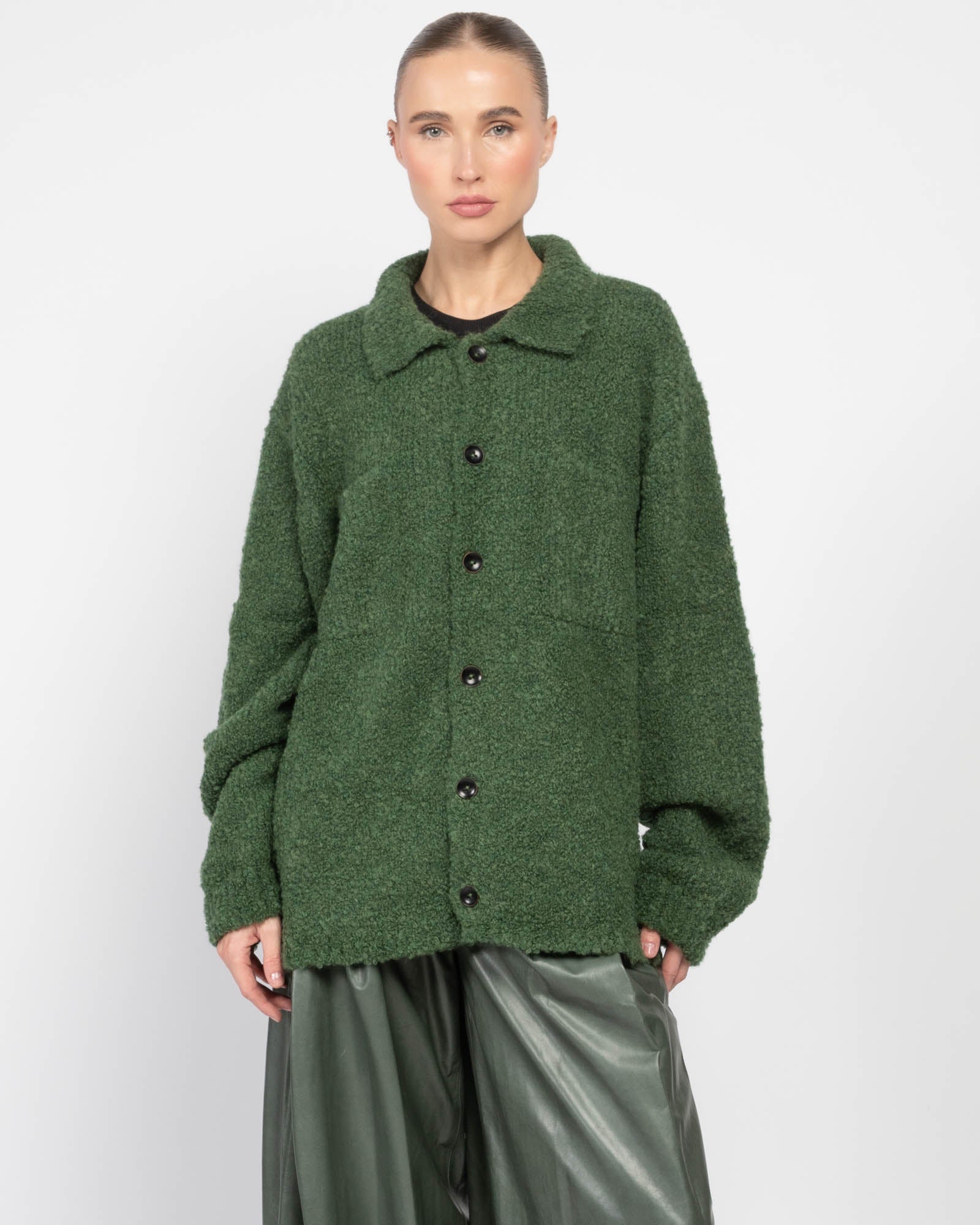 Surchemise en peluche