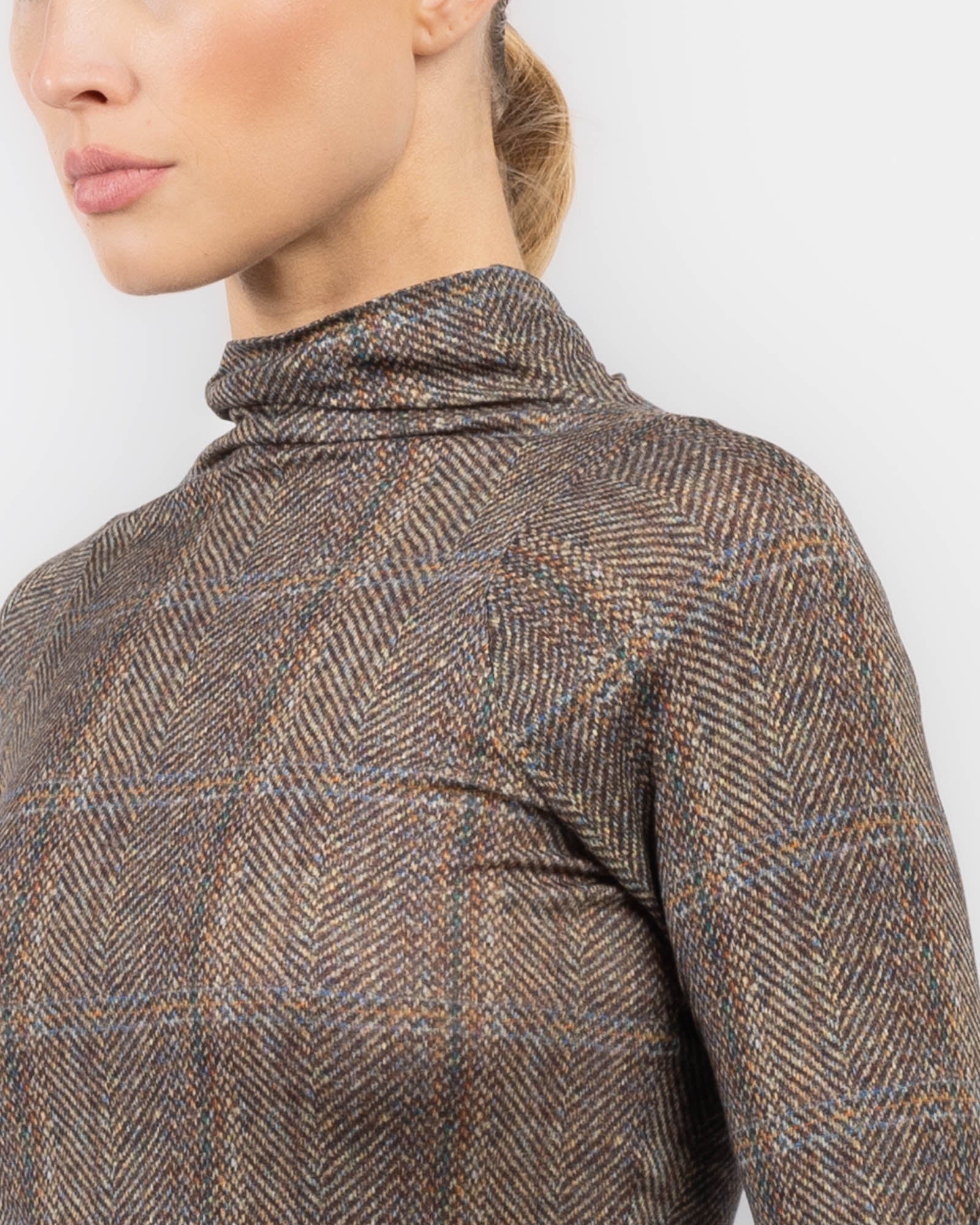 Shaw Panel Turtleneck