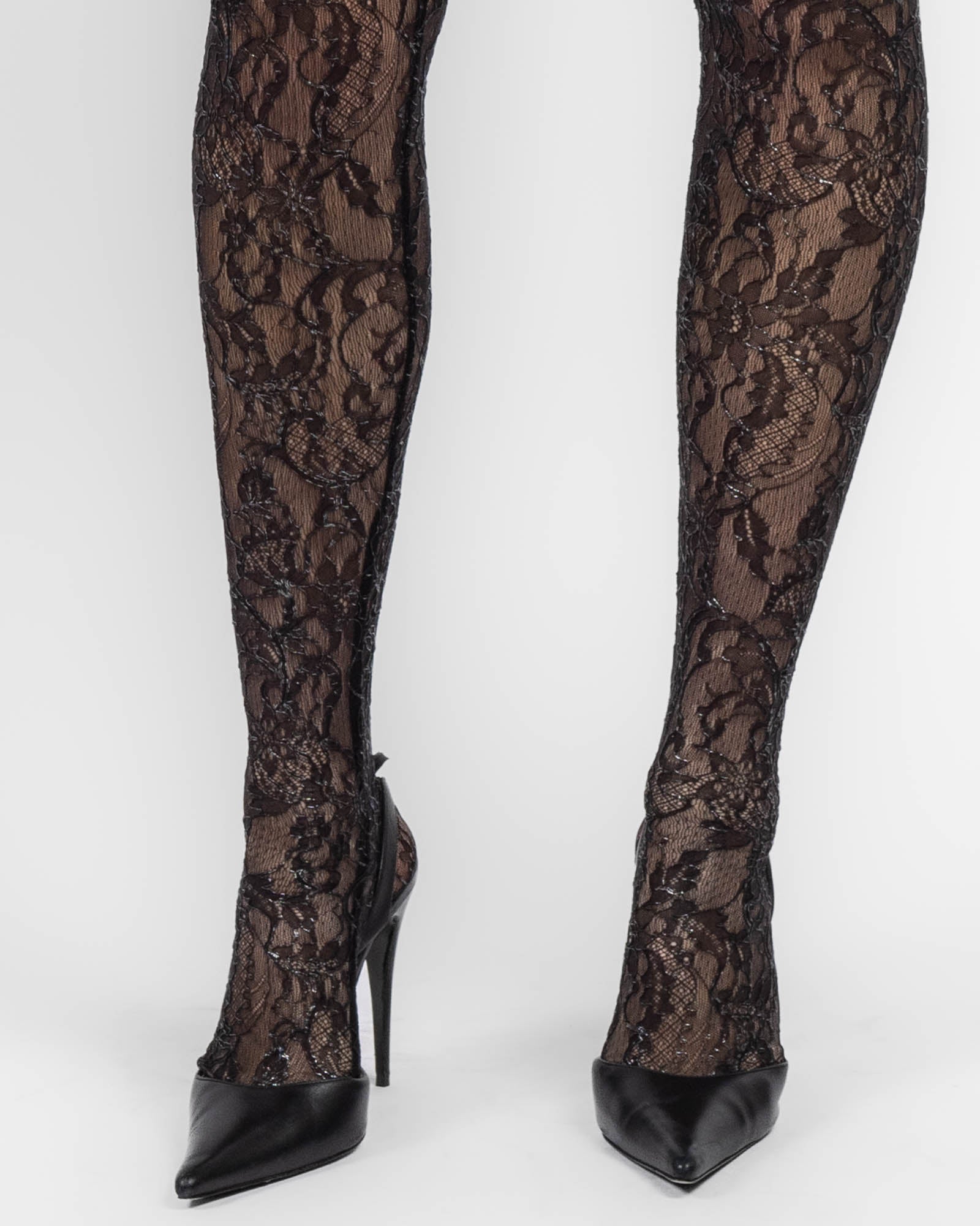 Collants en dentelle