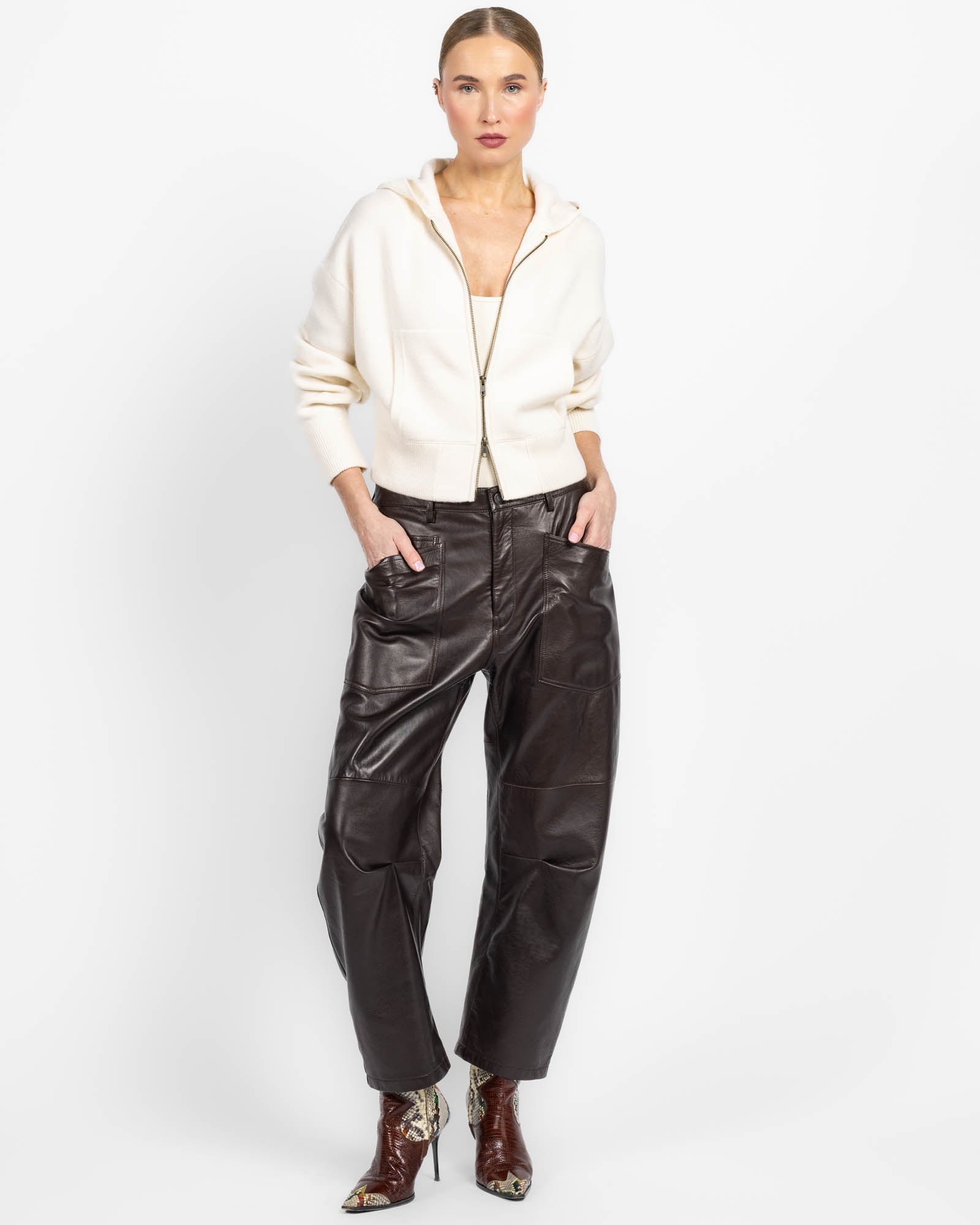 LISA YANG Lilia Hooded Cardigan