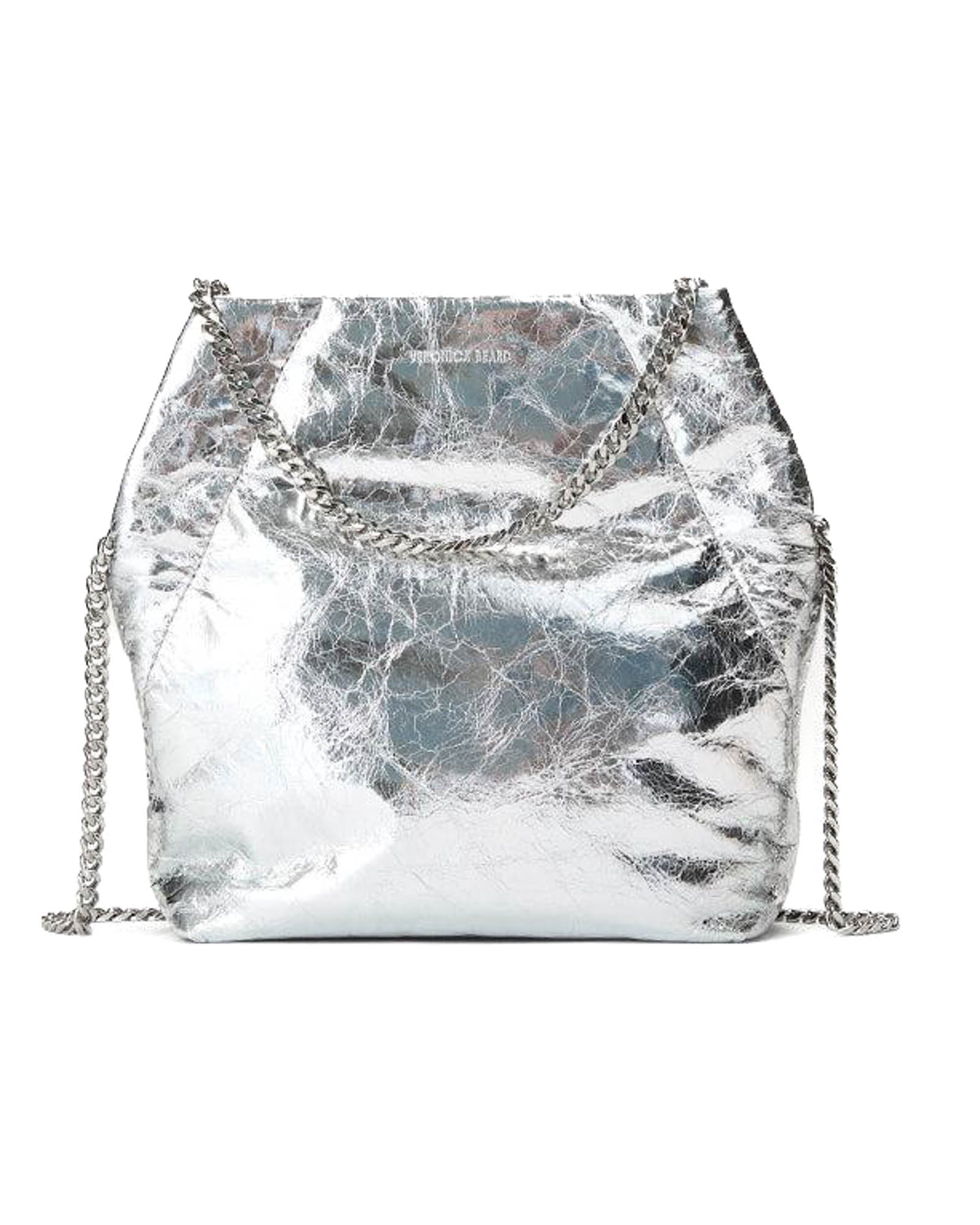 Petit sac à bandoulière métallique
