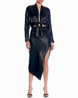 Tie Front Long Sleeve