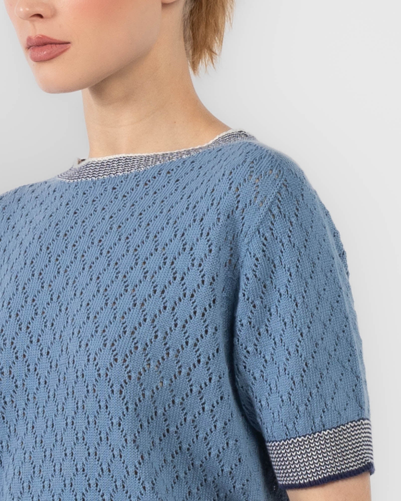 Short Sleeve Knit Top