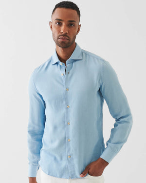 Long Sleeve Tencel Denim Shirt