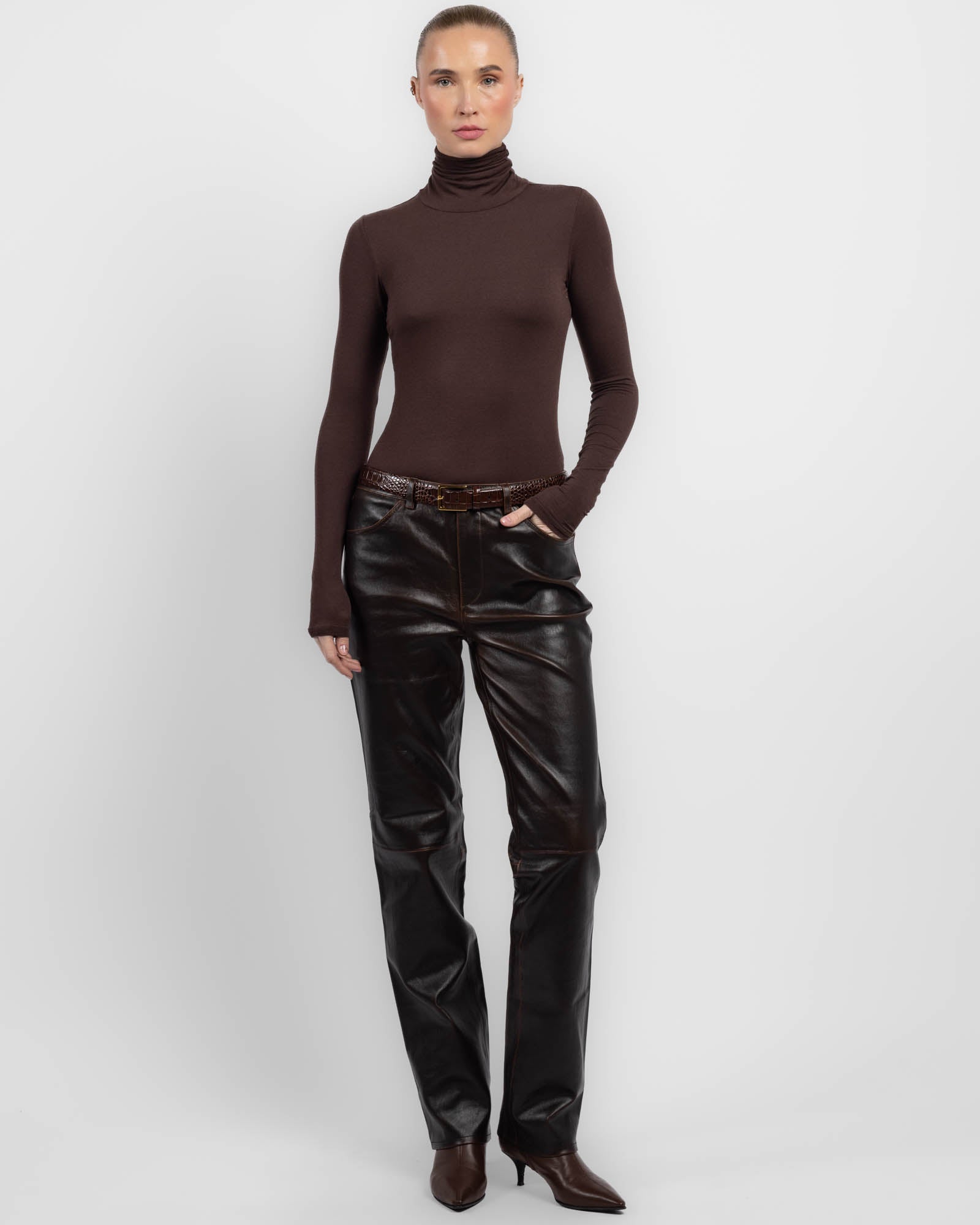 Pantalon slim droit