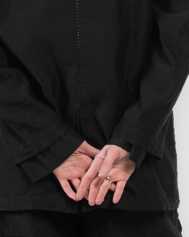 Mixed Double-Breasted Jacket