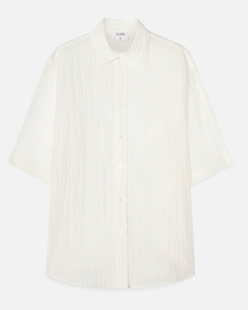 Short Sleeve Crinkle Shirt
