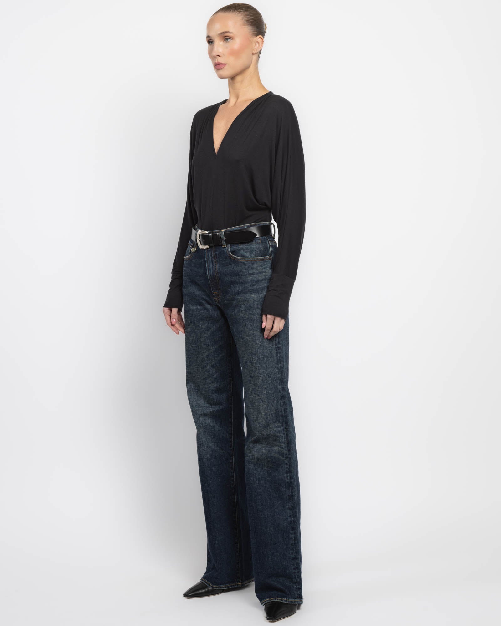 Body Dolman à col en V