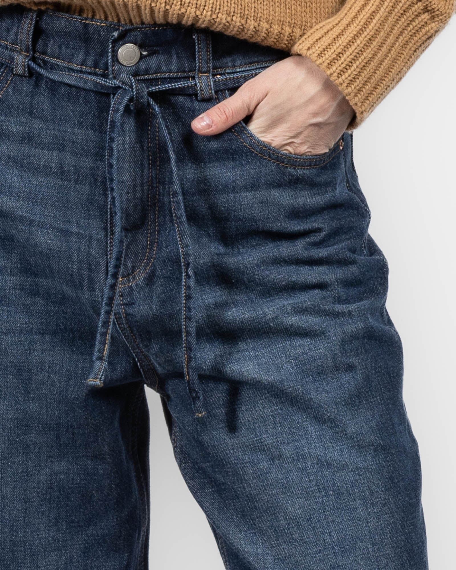 Jean Casie à jambes larges