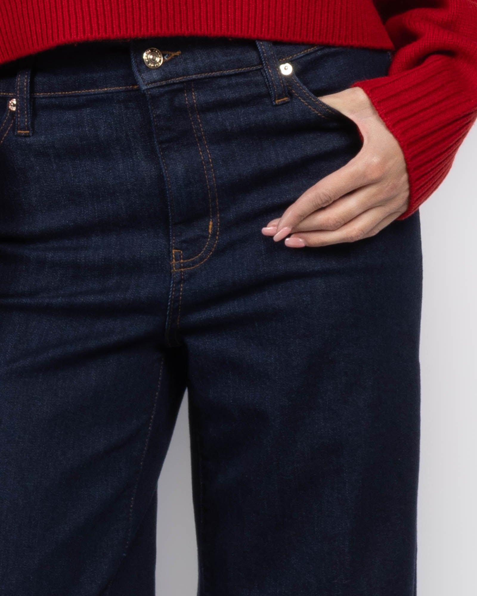 Slim Palazzo Jeans