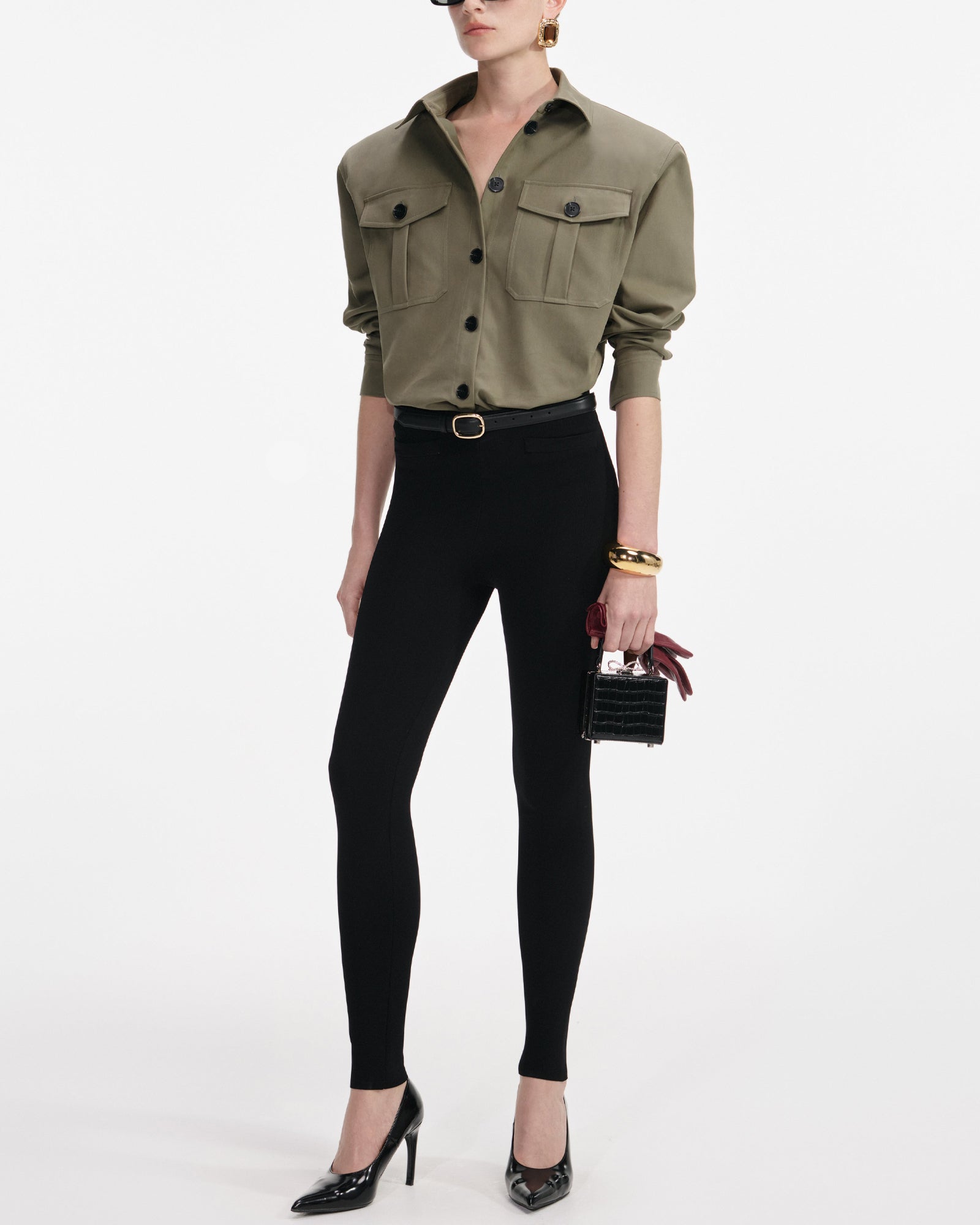 Leggings à ceinture