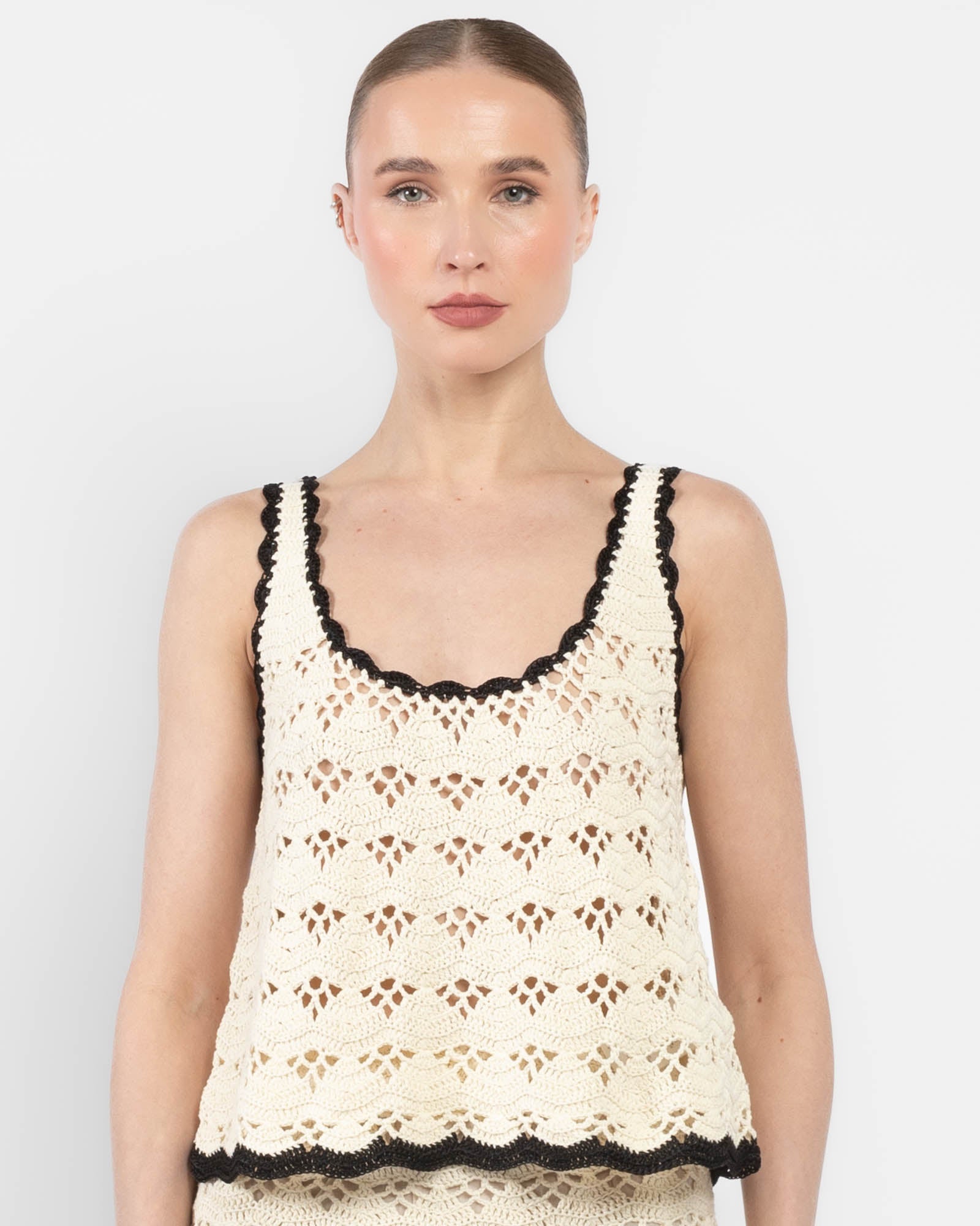 ZIMMERMANN Rhiannon Crochet Tank