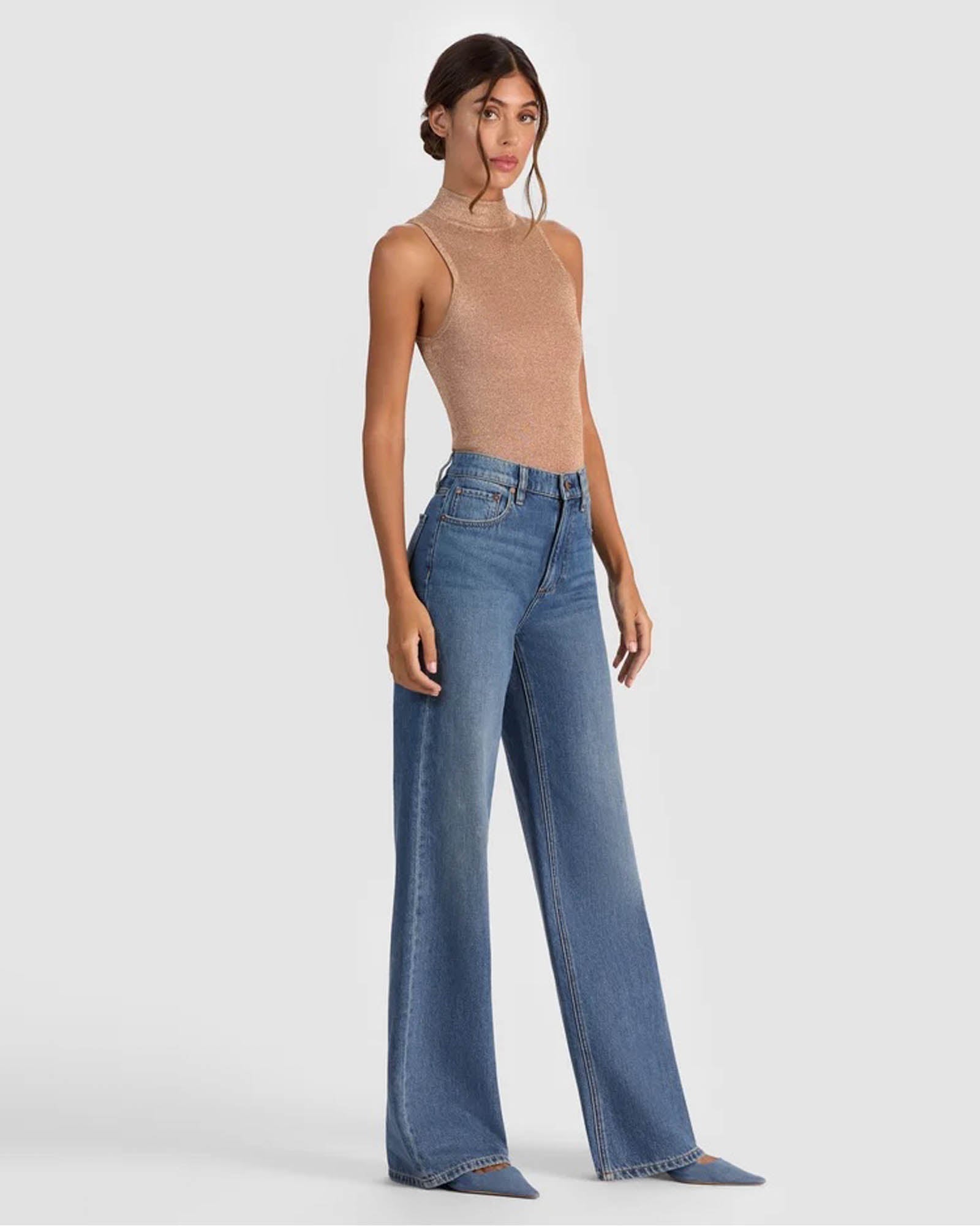 Darcey Metallic Tank Top