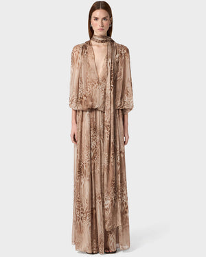 Chiffon Printed Dress