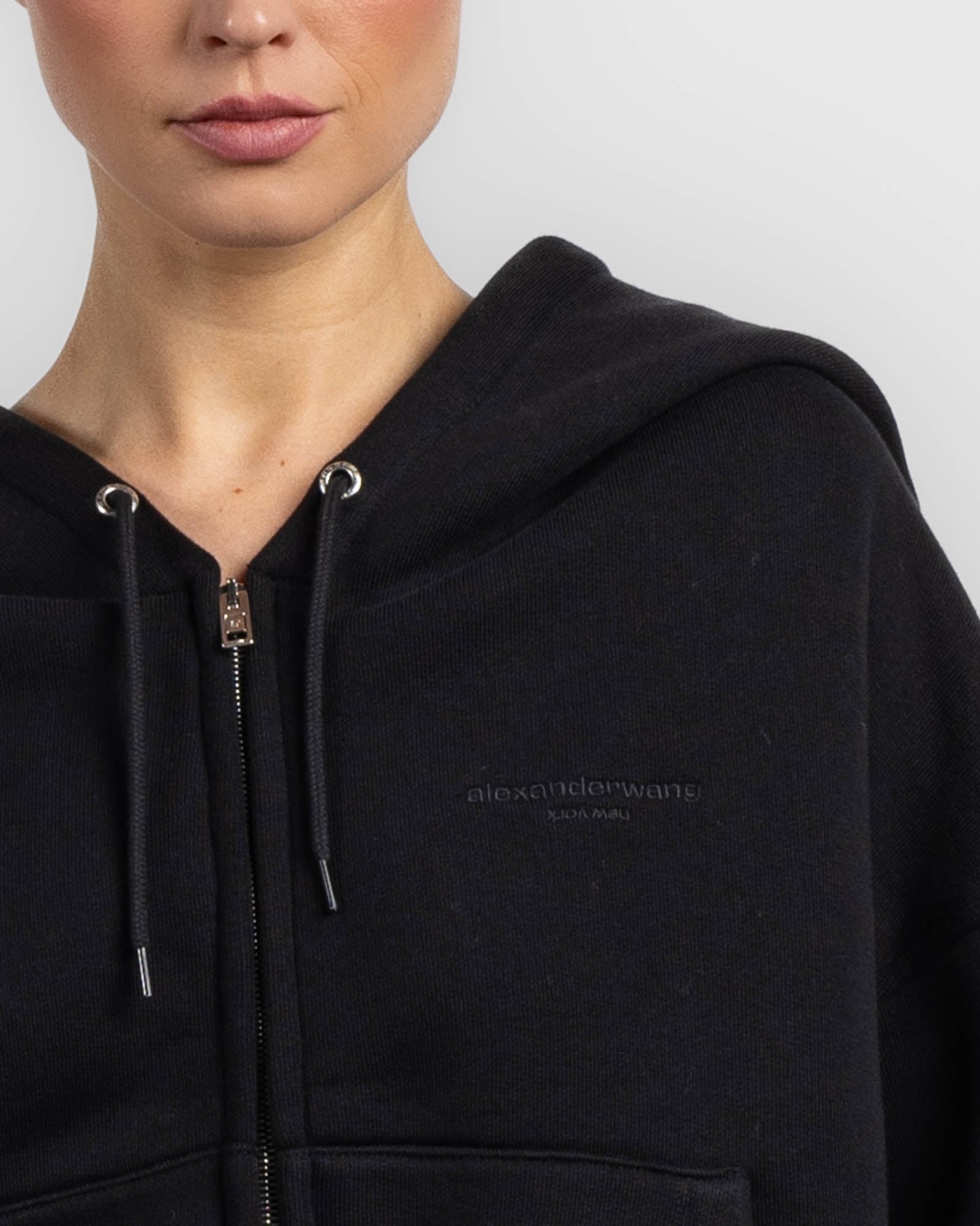 T BY ALEXANDER WANG Veil Zip-Up Hoodie
