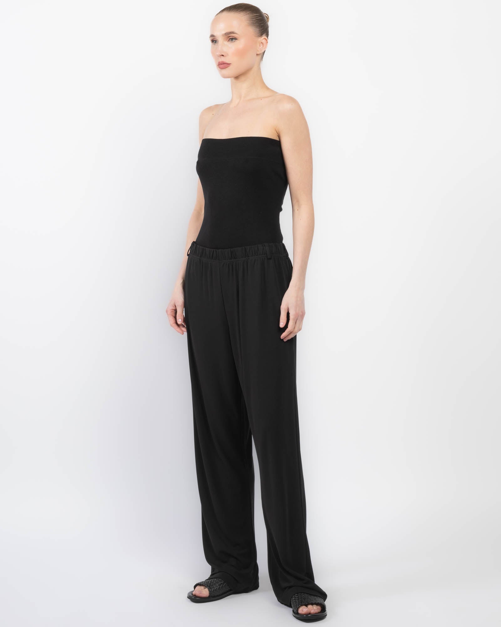 Haut sans bretelles en tricot