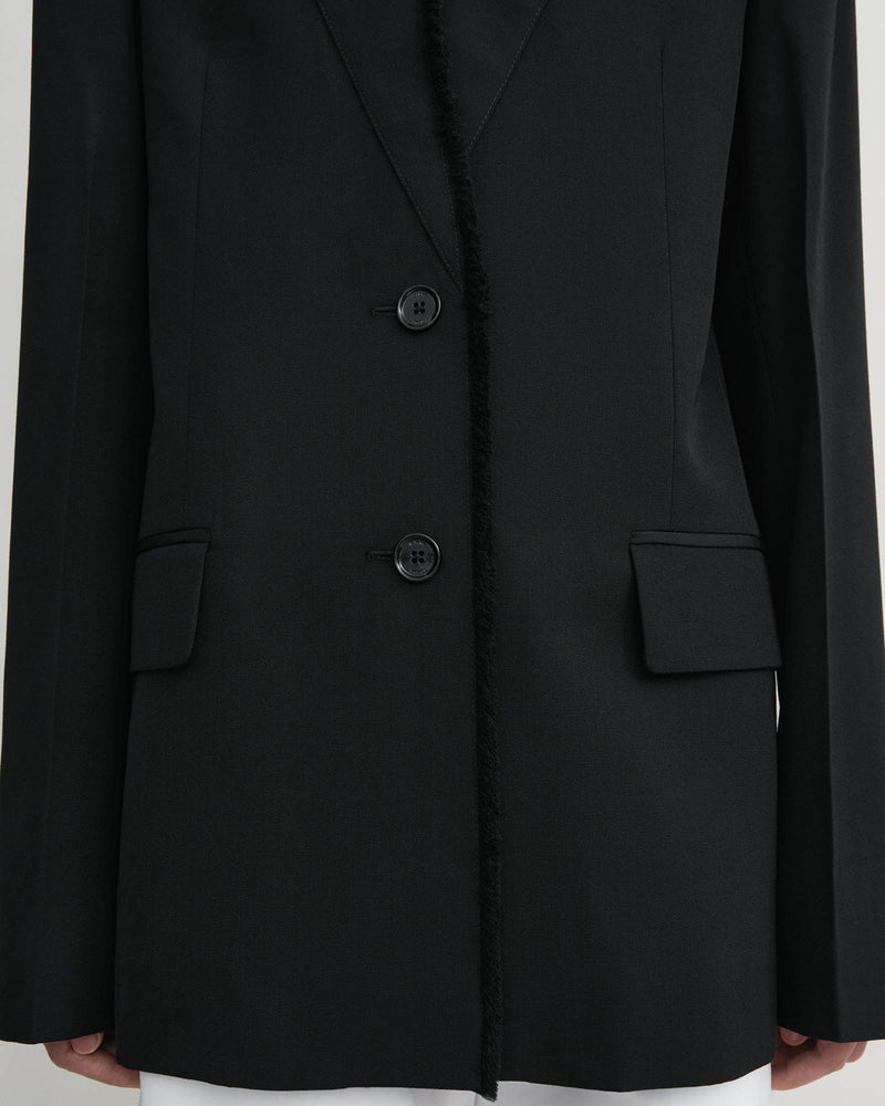 Raw Lapel Jacket