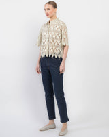 Lace Button Shirt