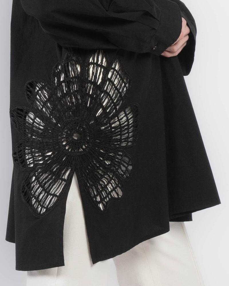 Flower Poplin Shirt