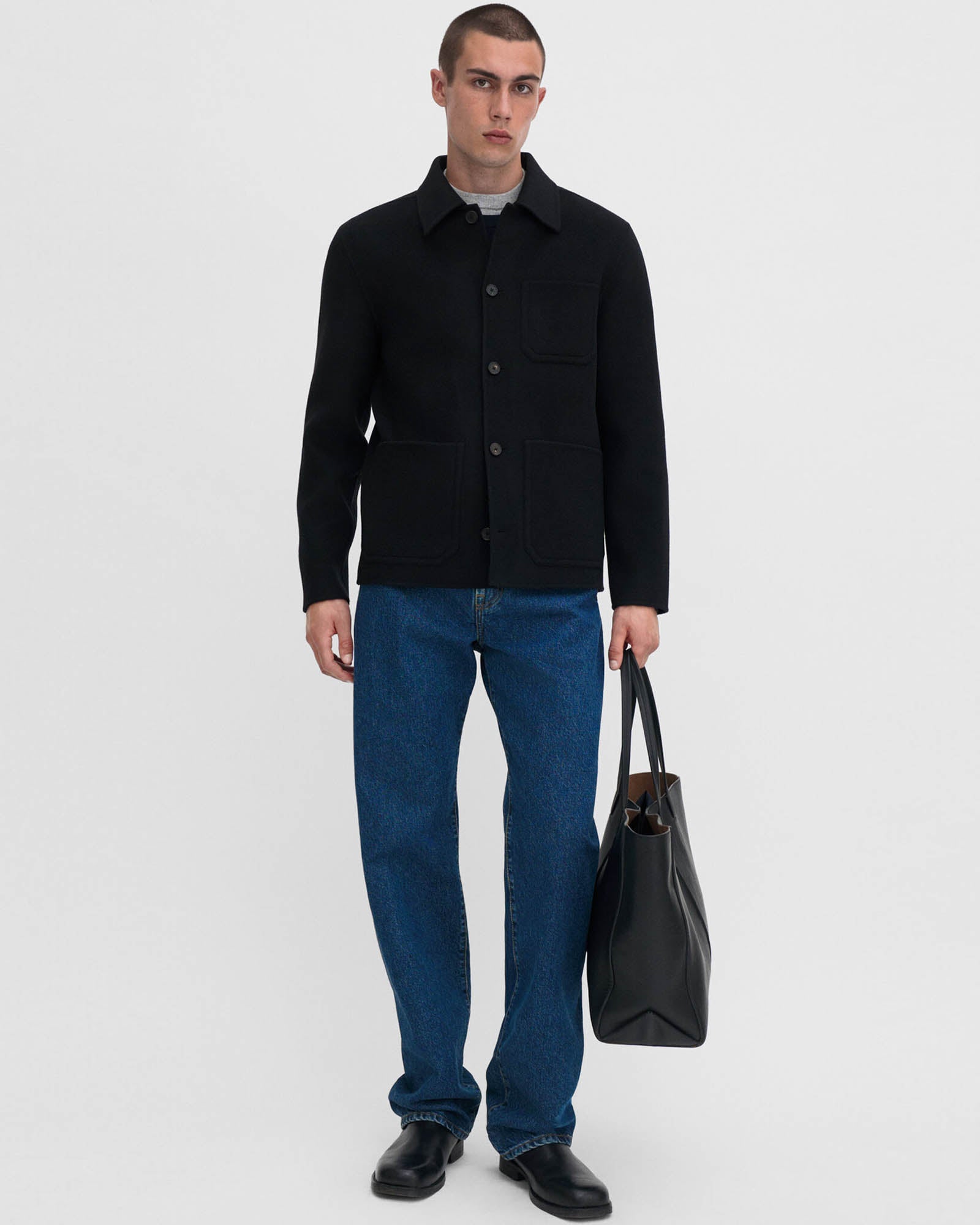 Double Wool Work Jacket