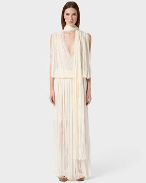 Chiffon Plissé Dress