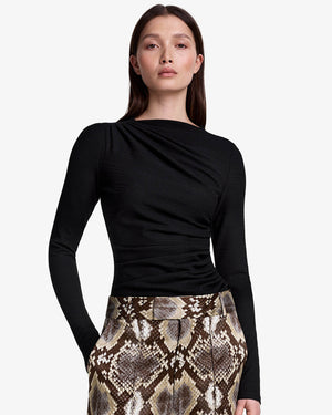 Ruched Knit Top