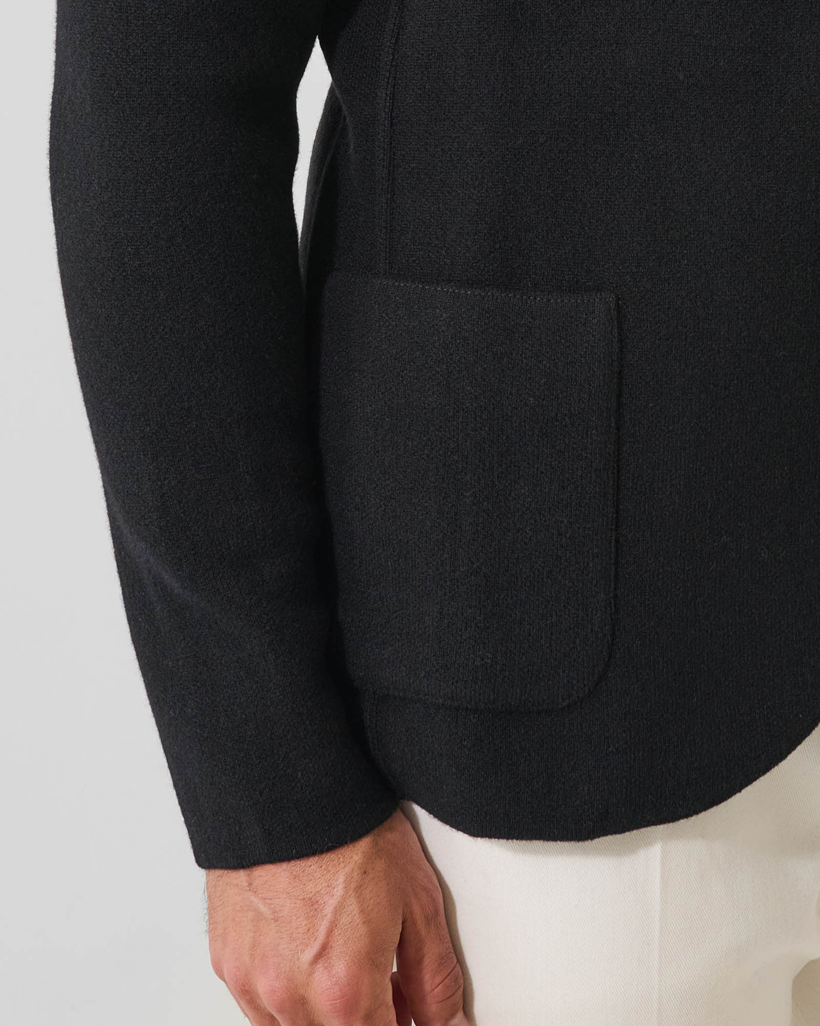 Eco Cashmere Patch Blazer