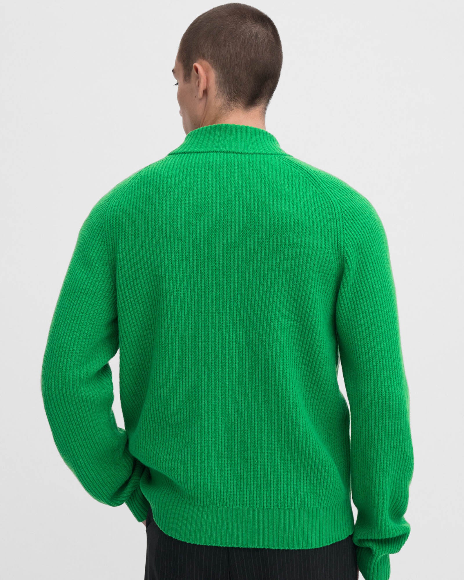 Rib Mock Sweater