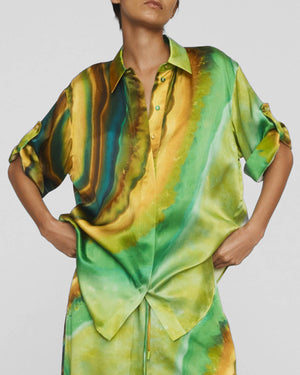 Iris Silk Shirt