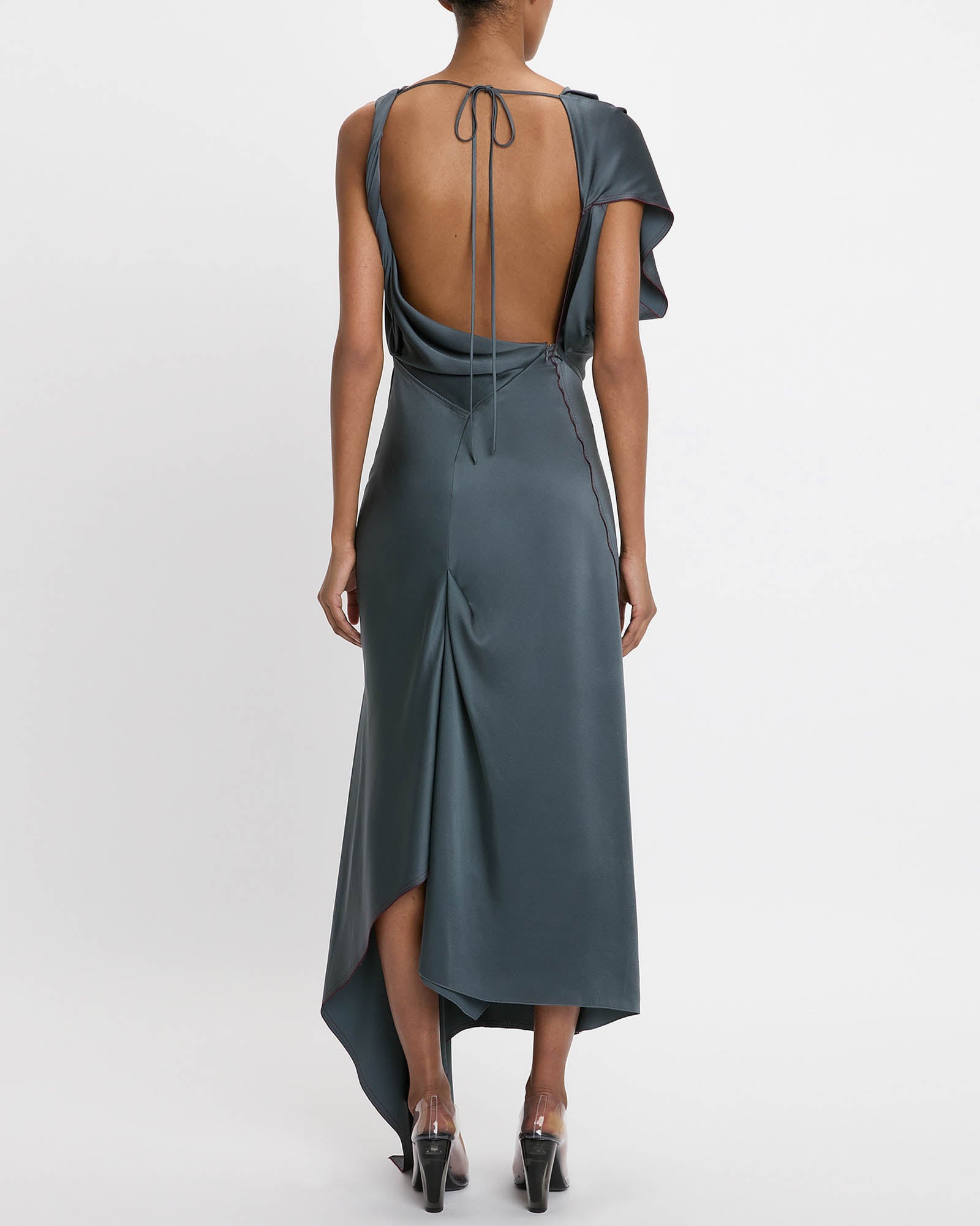 Draped Pleat Dress