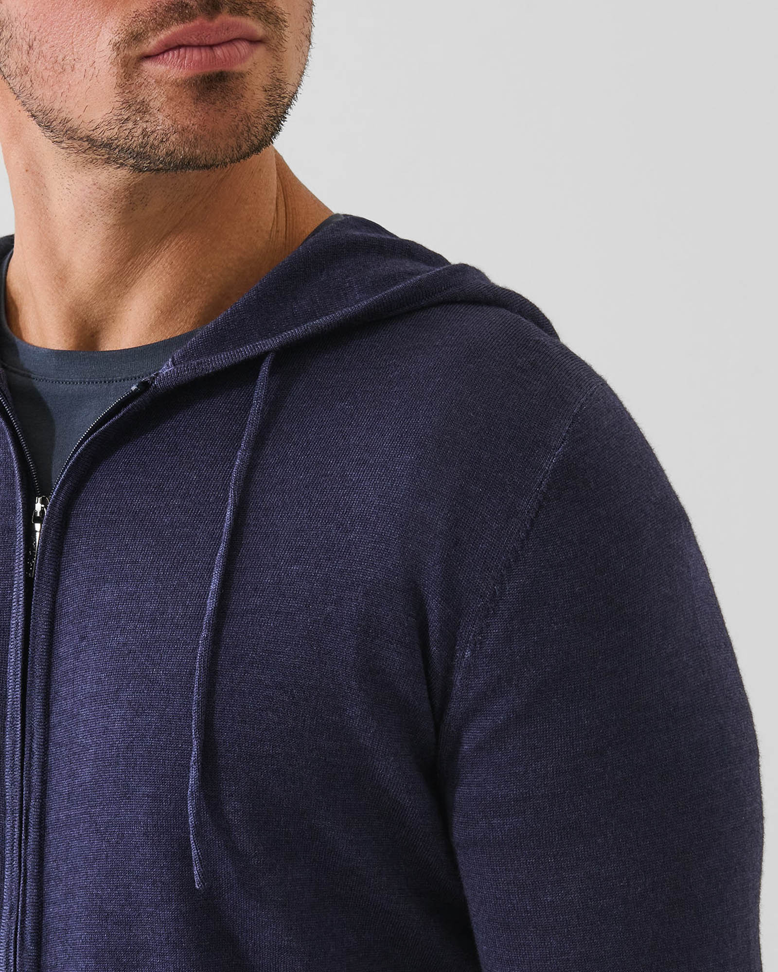 Sweat à capuche zippé vintage
