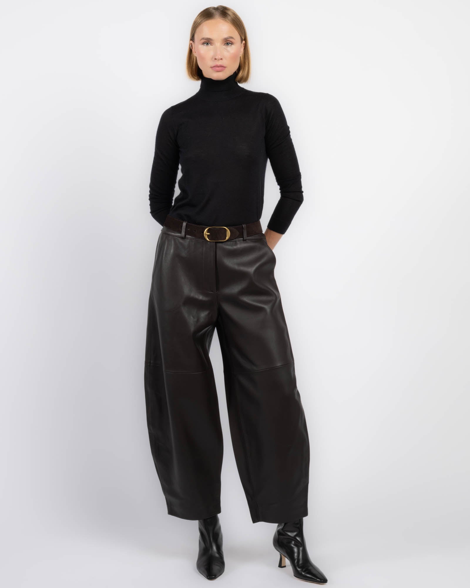 Pantalon en cuir