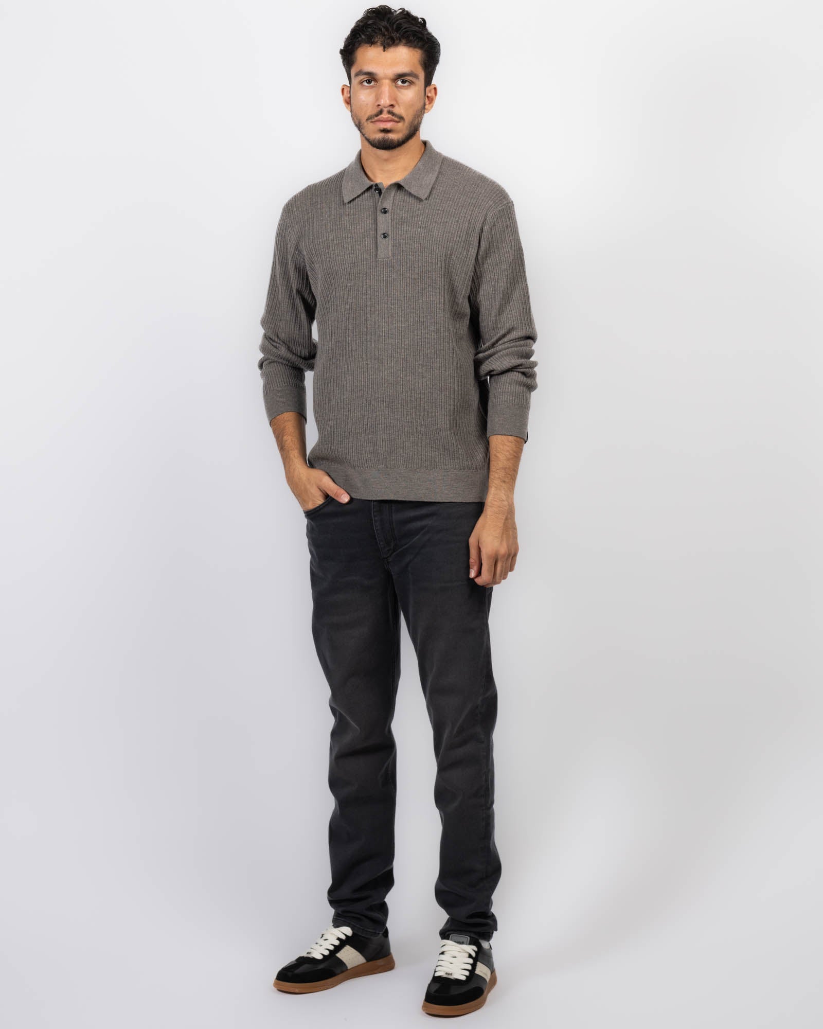 Polo à manches longues Crawford