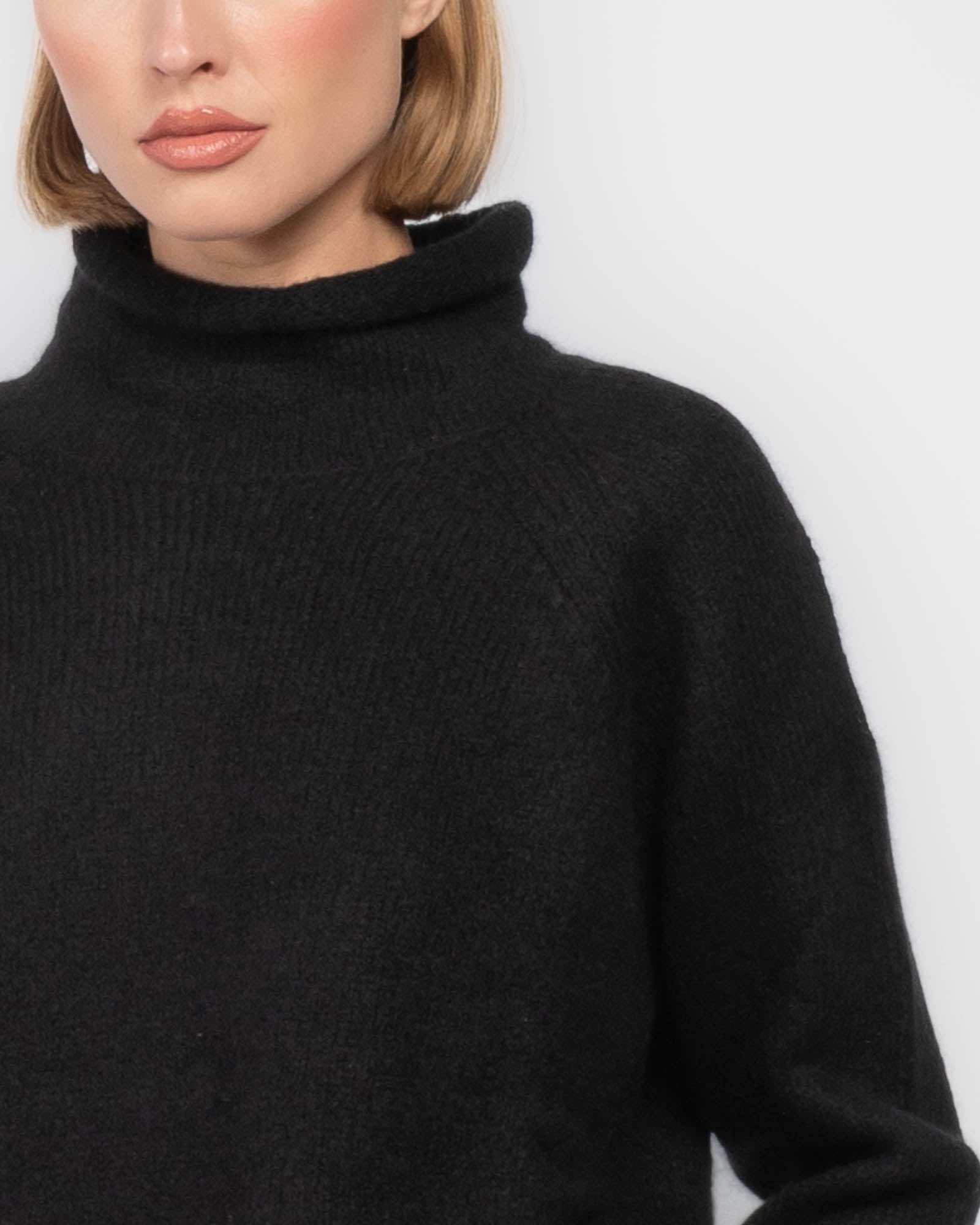 Pull à col cheminée