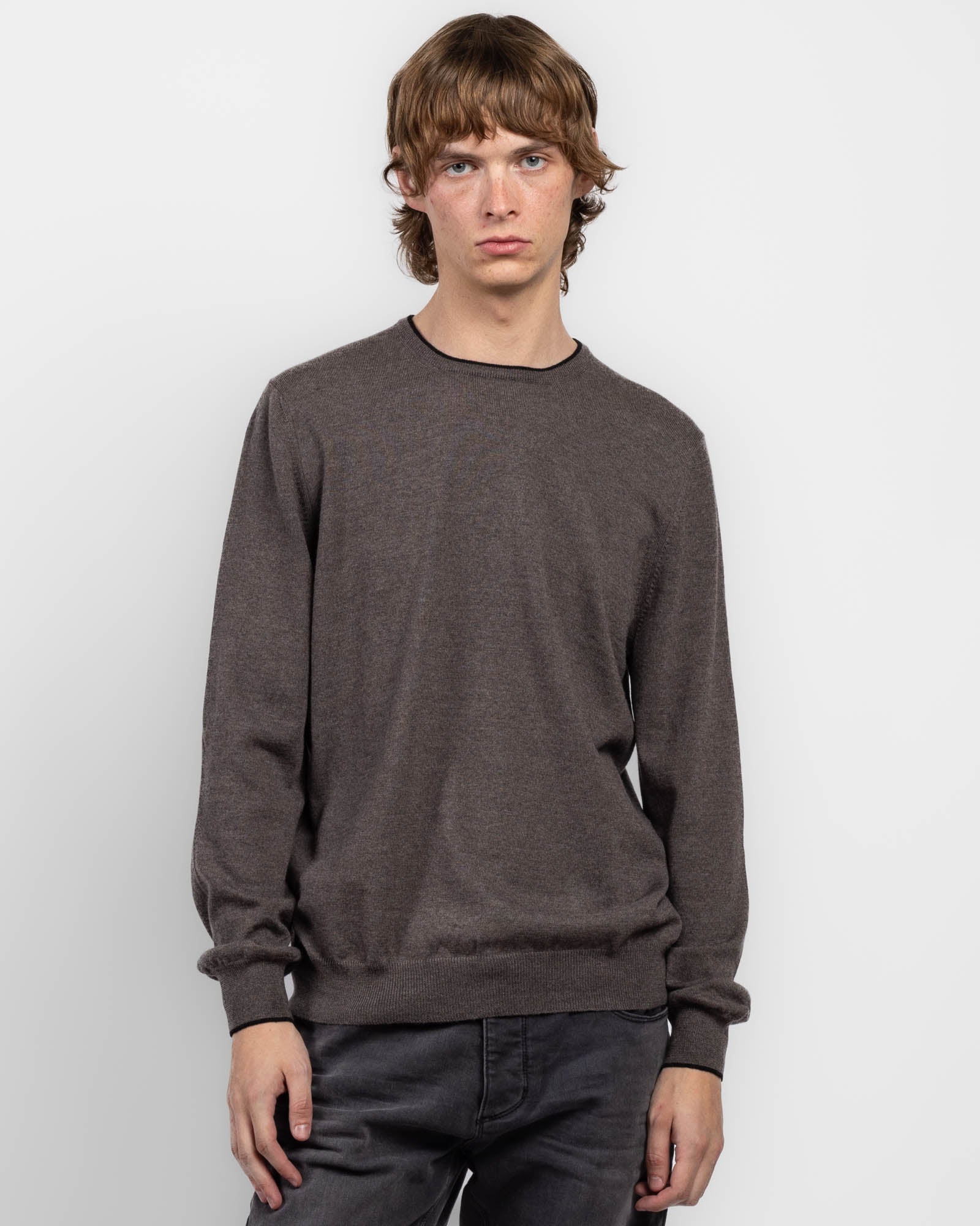 Patch Crew Neck