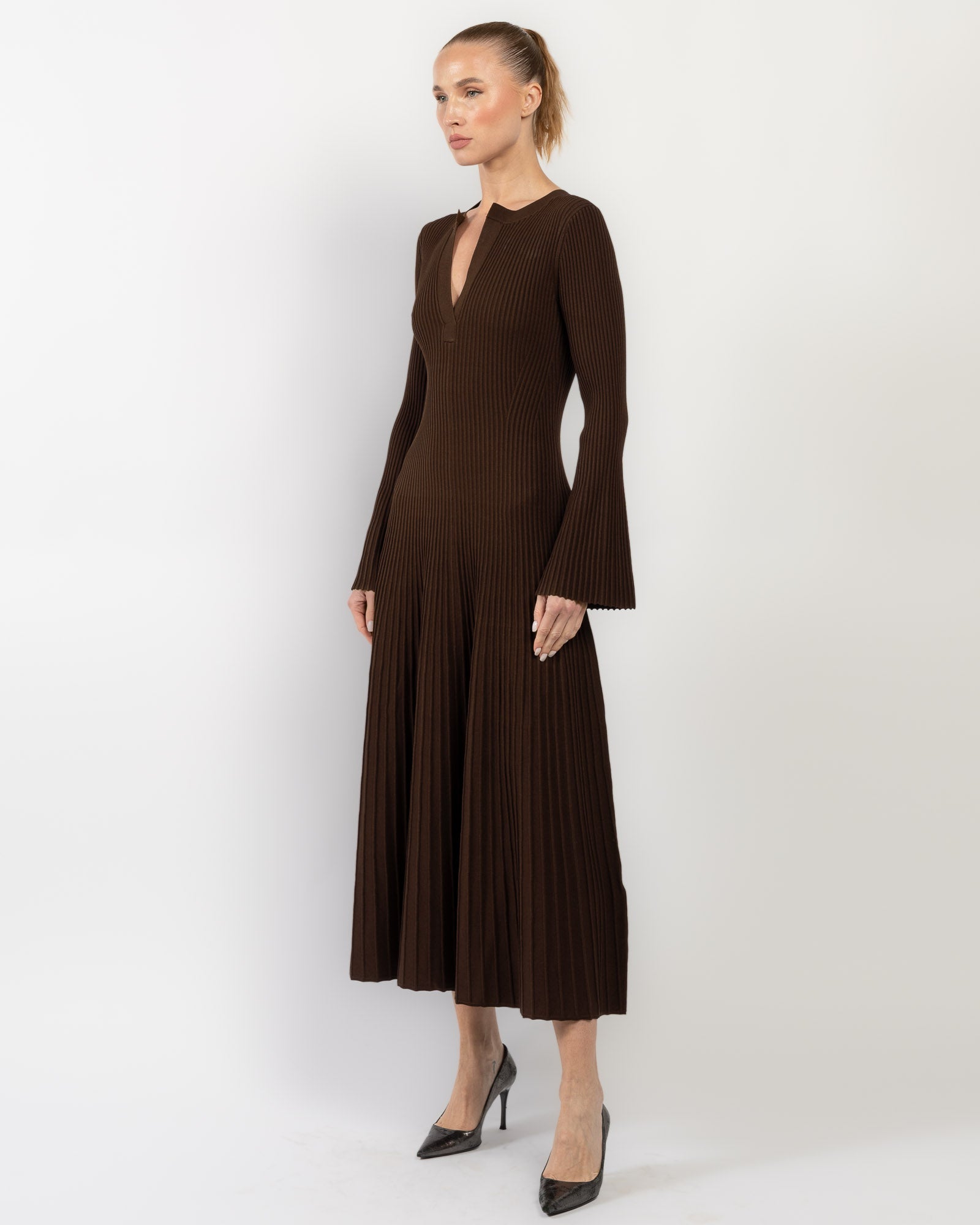 Genna Long Sleeve Midi Dress