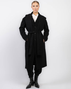 Veste écharpe à capuche U