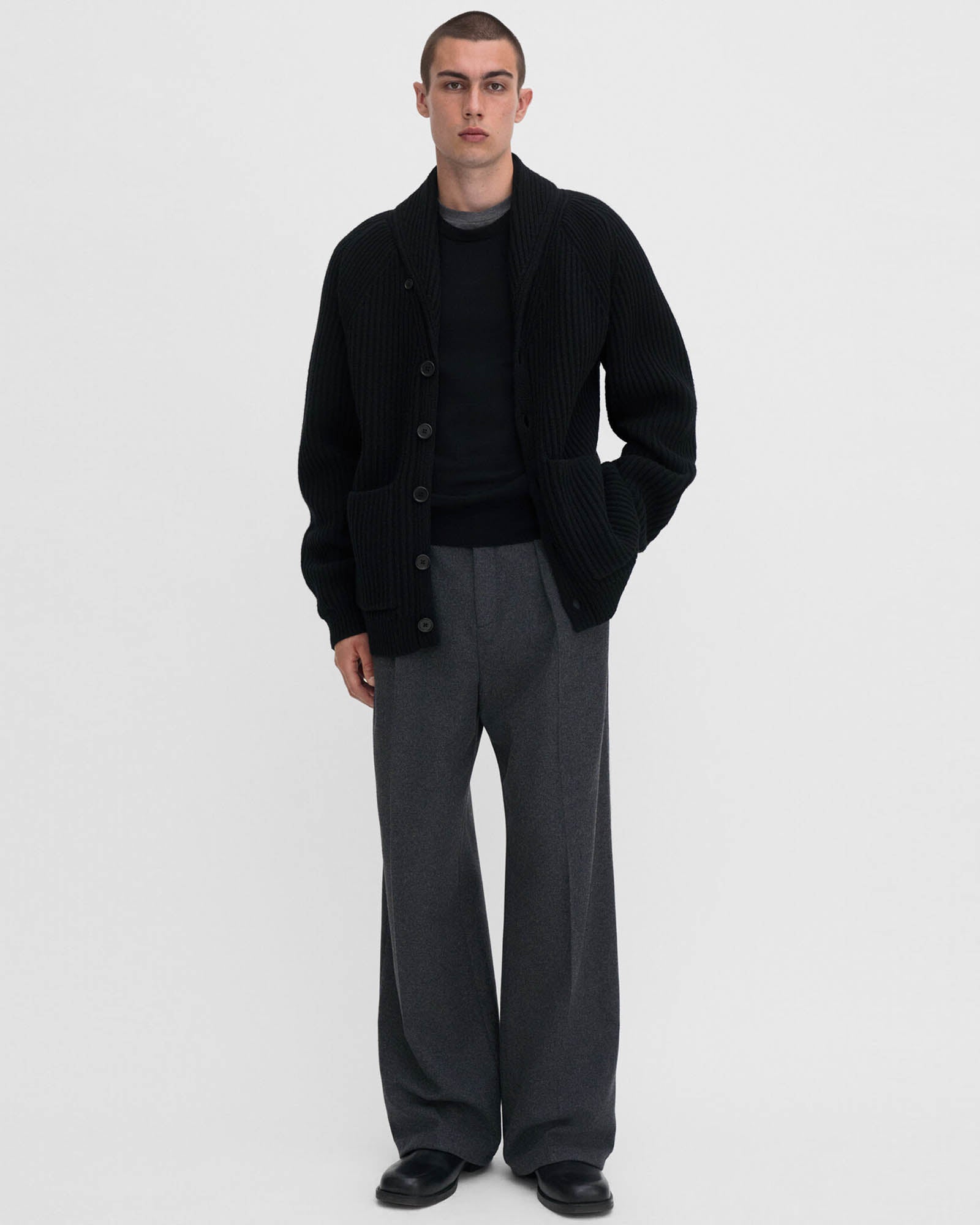 Shawl Collar Cardigan