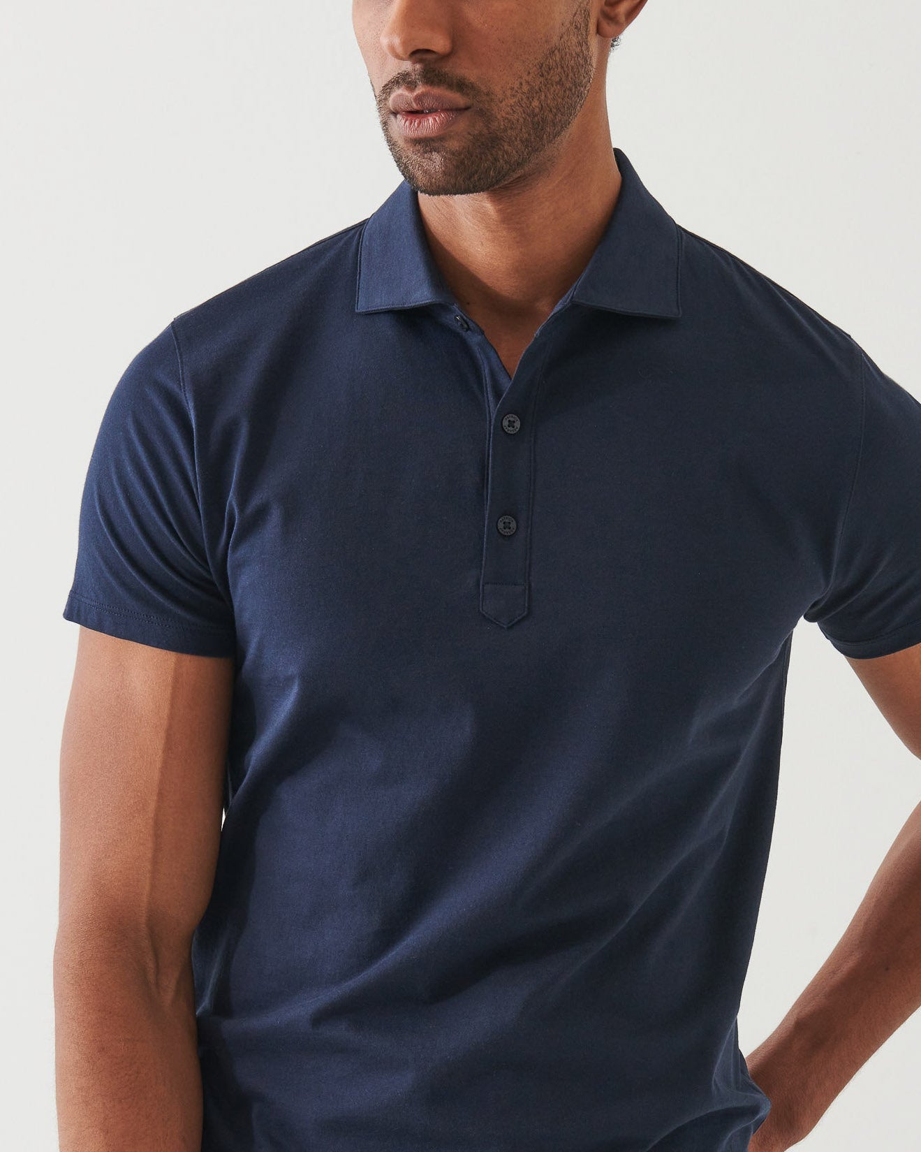 Organic Pima Cotton Button Polo