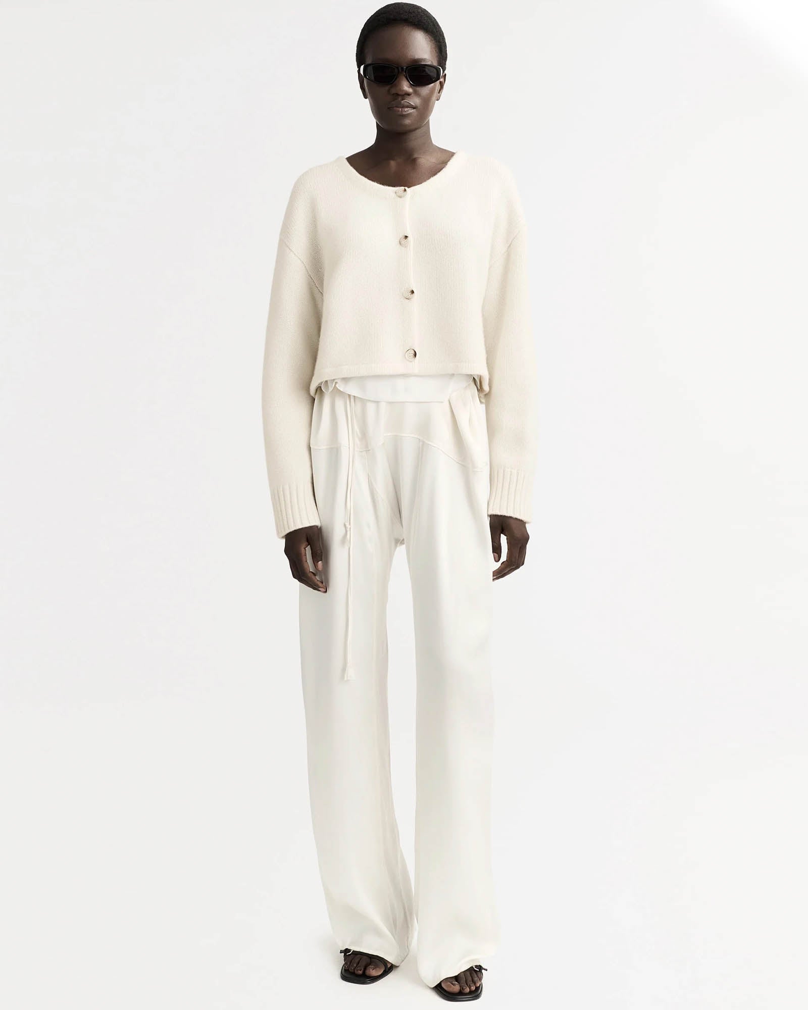 Cashmere Short Cardigan