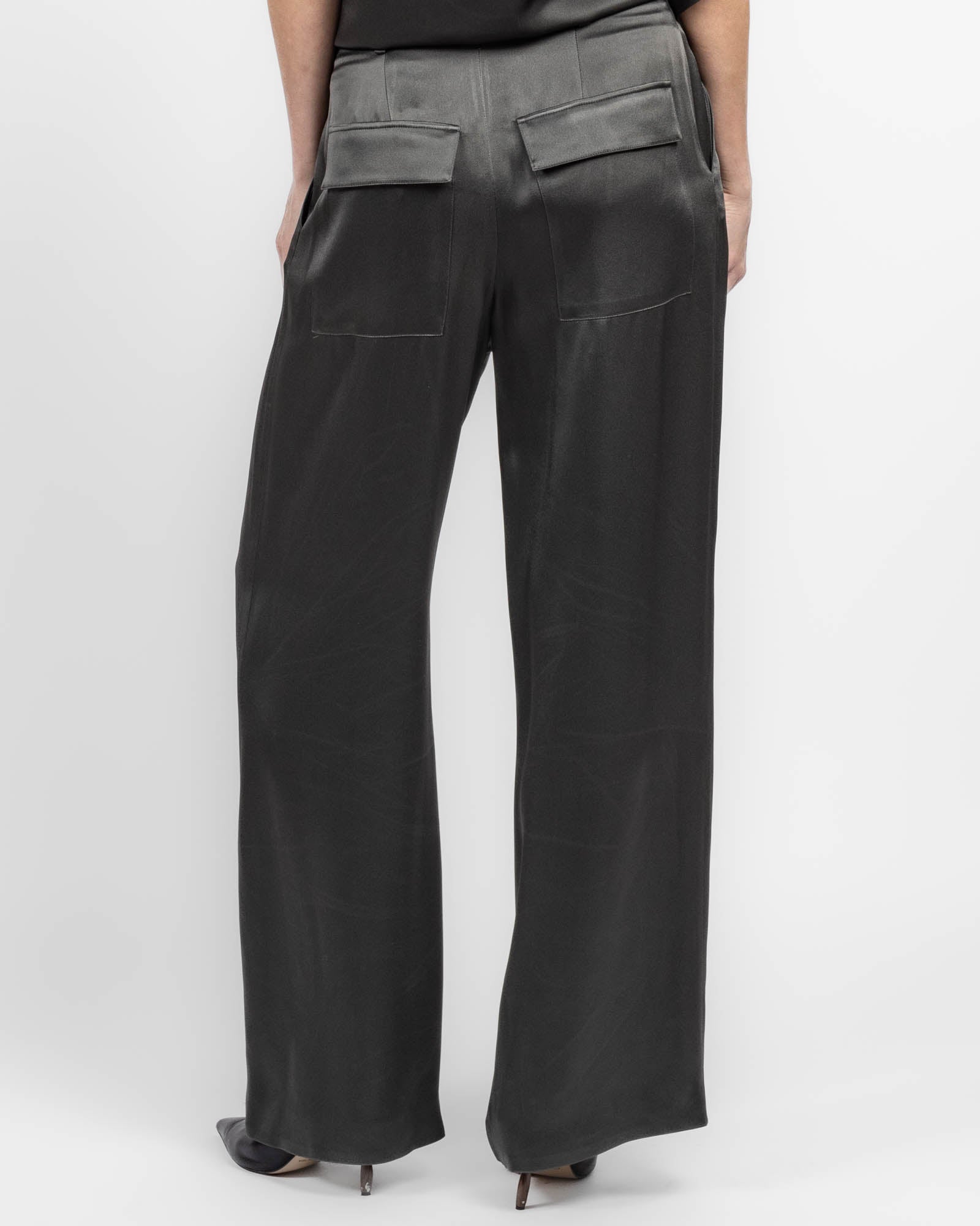 Pantalon plissé décontracté