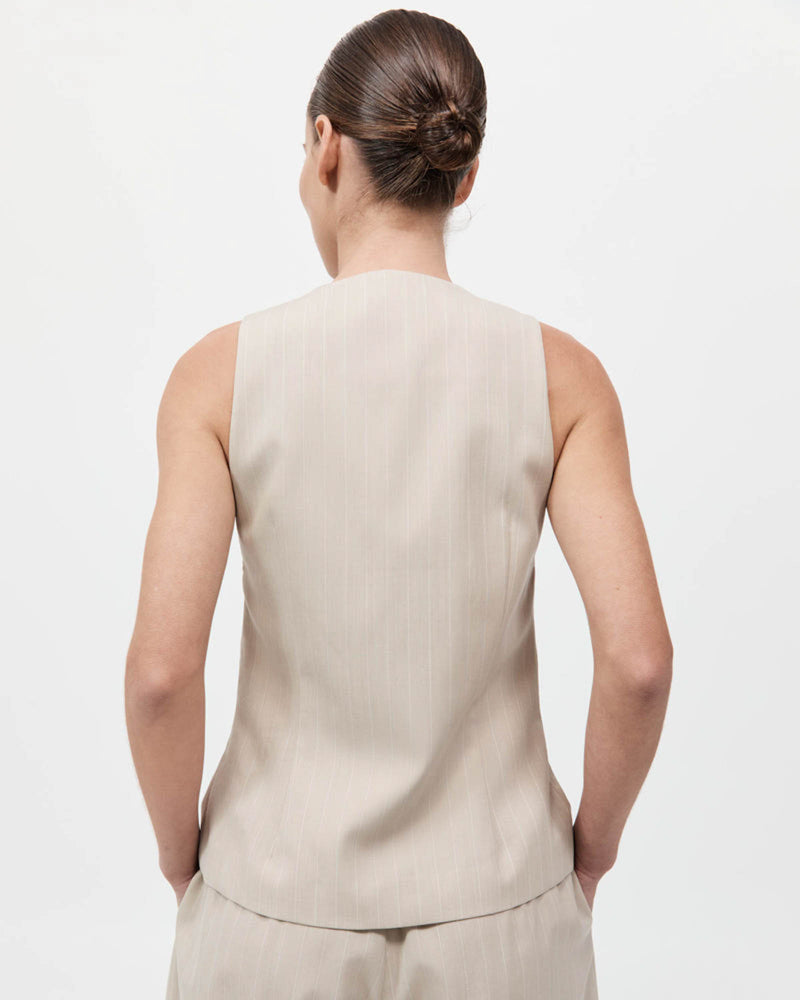 Pinstripe Vest