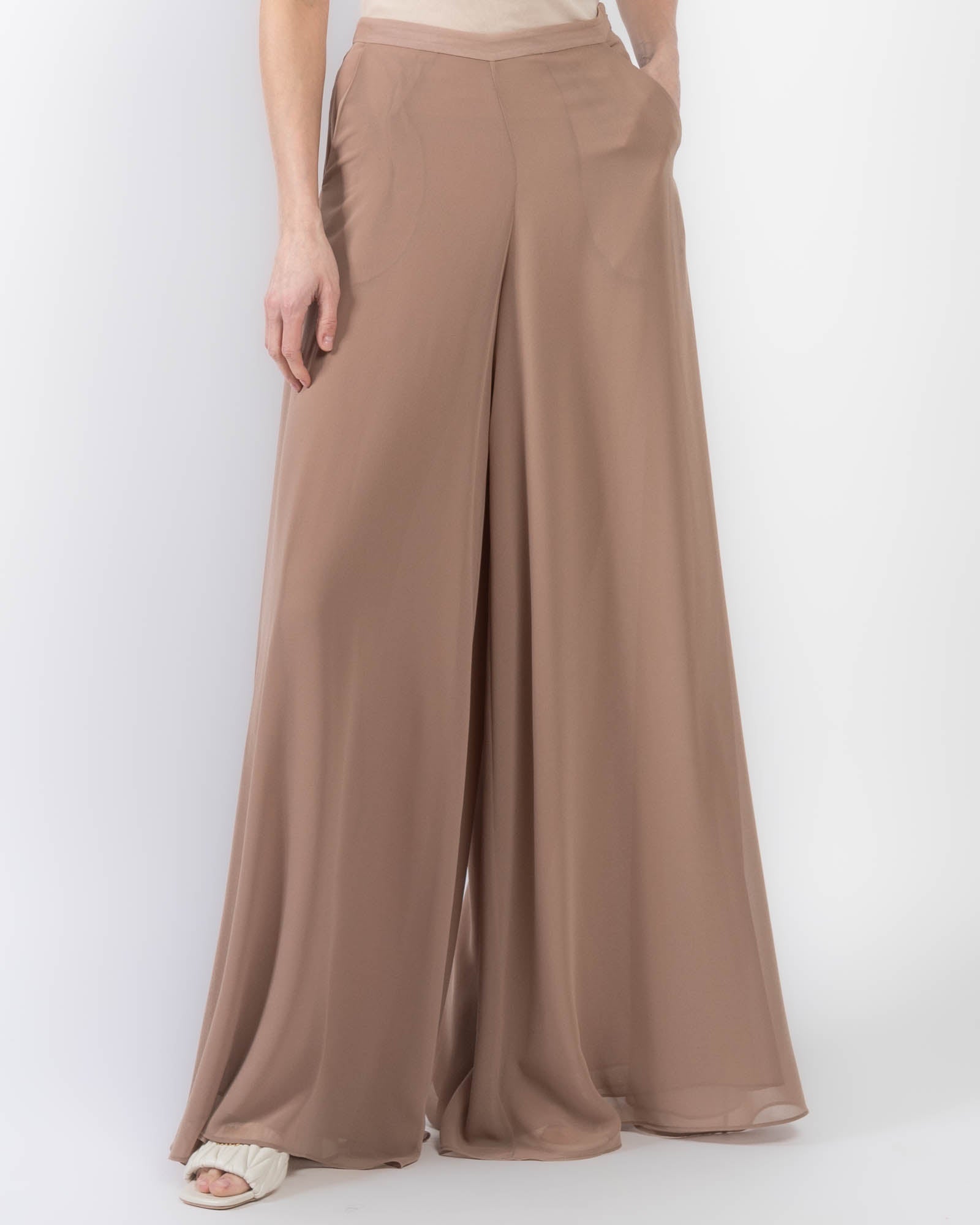 Georgette Wide Leg Pant