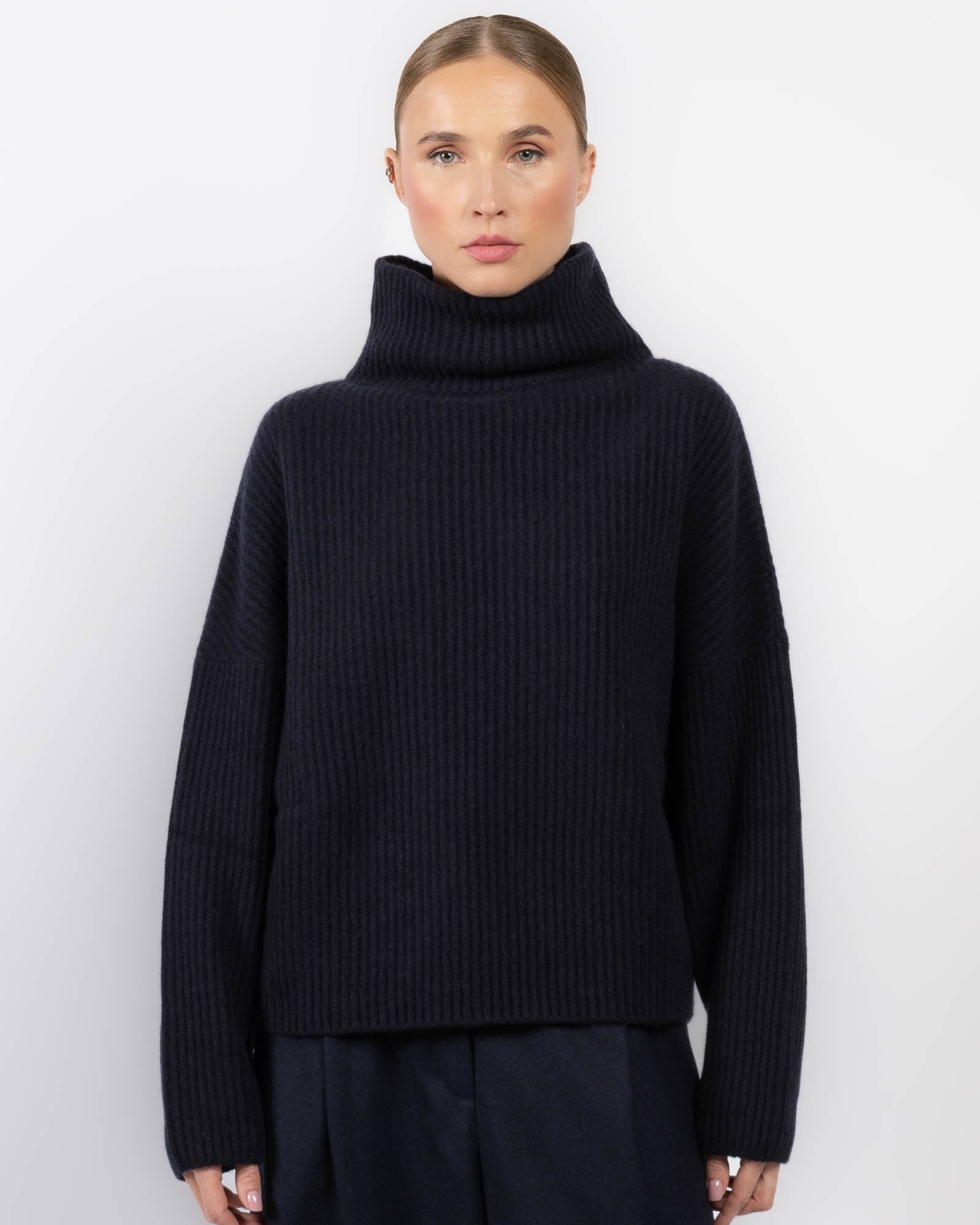 Batwing Turtleneck Sweater