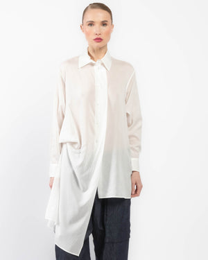L Draped Blouse