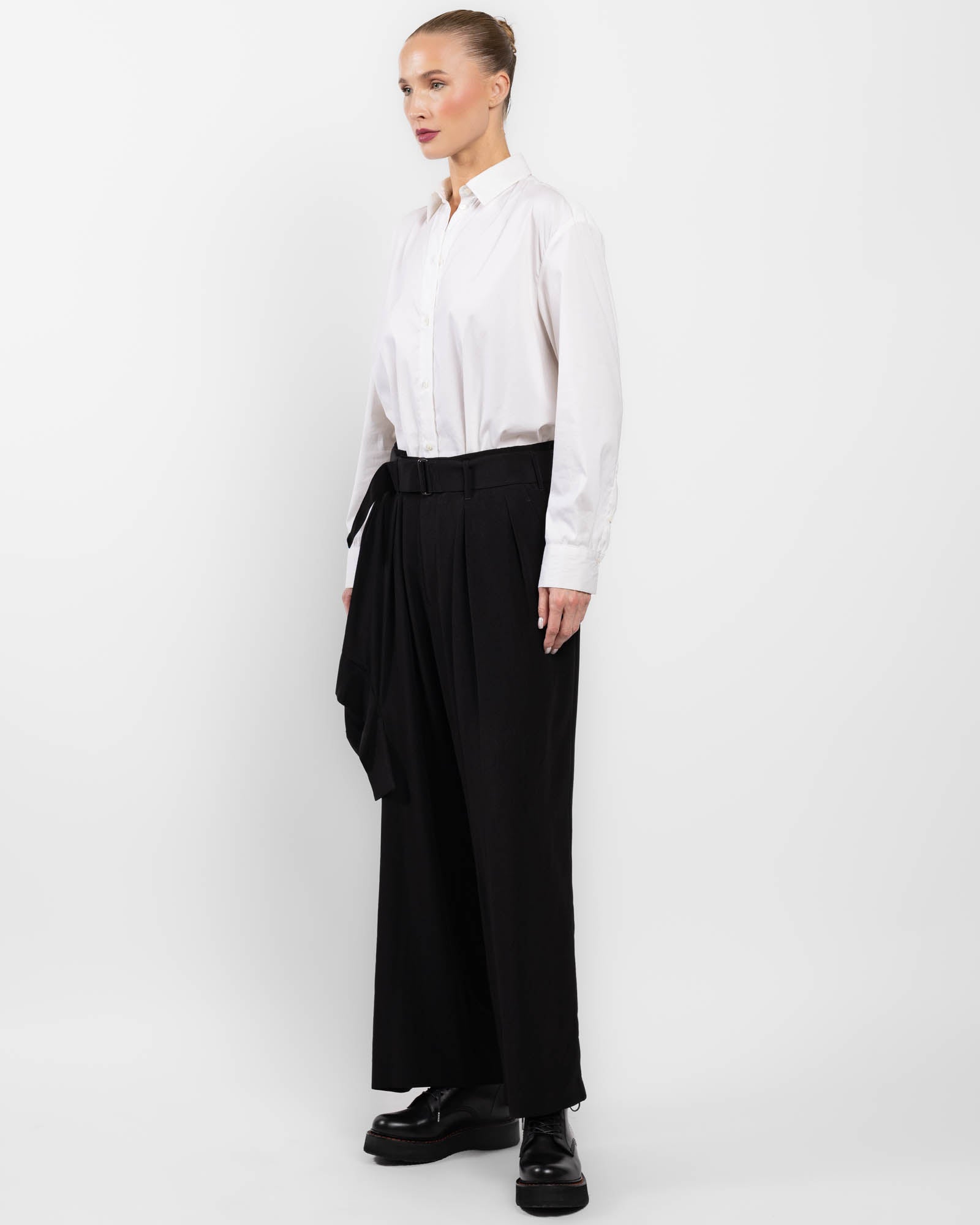 Draped Loose Trousers