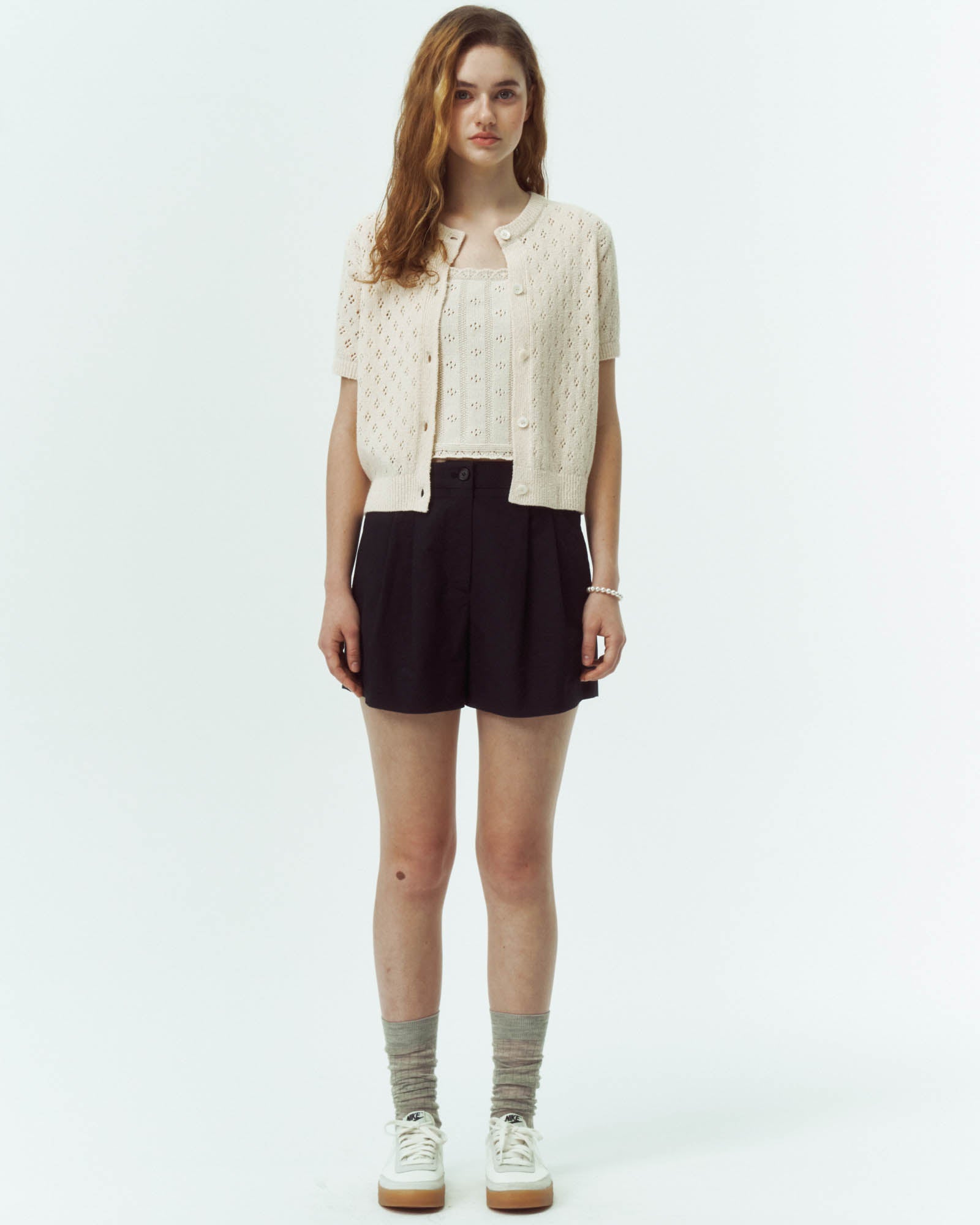 Crochet Short Sleeve Cardigan