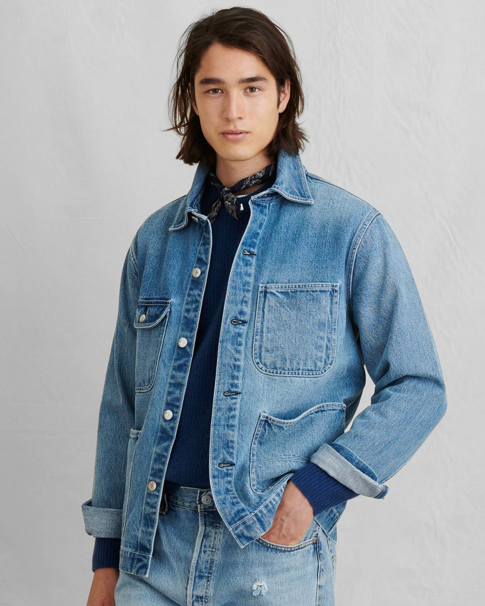 Vintage Denim Work Jacket