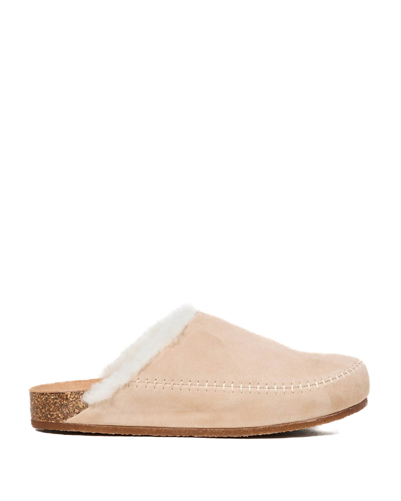 Shearling Lined Moc Clogs